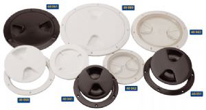 Barton Screw inspection cover – round White 40040 (click for enlarged image)